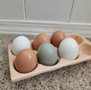 Wooden Chicken Eggs